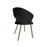 Krzesło welurowe AURA  Nowoczesne krzesło do salonu, jadalni i kuchni