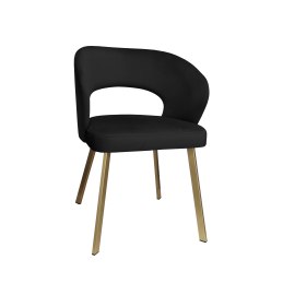 Krzesło welurowe AURA  Nowoczesne krzesło do salonu, jadalni i kuchni