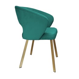 Krzesło welurowe AURA  Nowoczesne krzesło do salonu, jadalni i kuchni