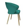 Krzesło welurowe AURA  Nowoczesne krzesło do salonu, jadalni i kuchni