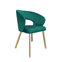 Krzesło welurowe AURA  Nowoczesne krzesło do salonu, jadalni i kuchni