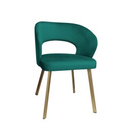 Krzesło welurowe AURA  Nowoczesne krzesło do salonu, jadalni i kuchni