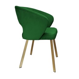 Krzesło welurowe AURA  Nowoczesne krzesło do salonu, jadalni i kuchni