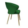 Krzesło welurowe AURA  Nowoczesne krzesło do salonu, jadalni i kuchni