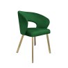 Krzesło welurowe AURA  Nowoczesne krzesło do salonu, jadalni i kuchni