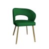 Krzesło welurowe AURA  Nowoczesne krzesło do salonu, jadalni i kuchni