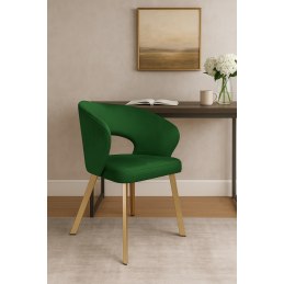 Krzesło welurowe AURA  Nowoczesne krzesło do salonu, jadalni i kuchni