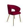 Krzesło welurowe AURA  Nowoczesne krzesło do salonu, jadalni i kuchni