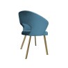 Krzesło welurowe AURA  Nowoczesne krzesło do salonu, jadalni i kuchni