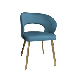 Krzesło welurowe AURA  Nowoczesne krzesło do salonu, jadalni i kuchni
