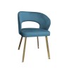 Krzesło welurowe AURA  Nowoczesne krzesło do salonu, jadalni i kuchni