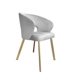Krzesło welurowe AURA  Nowoczesne krzesło do salonu, jadalni i kuchni