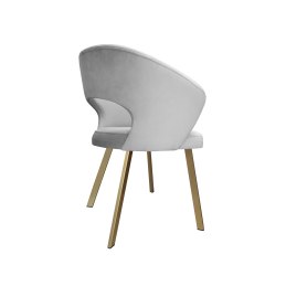 Krzesło welurowe AURA  Nowoczesne krzesło do salonu, jadalni i kuchni