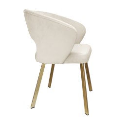 Krzesło welurowe AURA  Nowoczesne krzesło do salonu, jadalni i kuchni