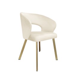 Krzesło welurowe AURA  Nowoczesne krzesło do salonu, jadalni i kuchni