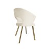 Krzesło welurowe AURA  Nowoczesne krzesło do salonu, jadalni i kuchni