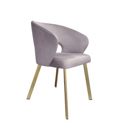 Krzesło welurowe AURA  Nowoczesne krzesło do salonu, jadalni i kuchni