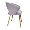 Krzesło welurowe AURA  Nowoczesne krzesło do salonu, jadalni i kuchni