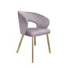 Krzesło welurowe AURA  Nowoczesne krzesło do salonu, jadalni i kuchni