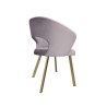 Krzesło welurowe AURA  Nowoczesne krzesło do salonu, jadalni i kuchni