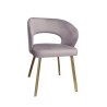 Krzesło welurowe AURA  Nowoczesne krzesło do salonu, jadalni i kuchni