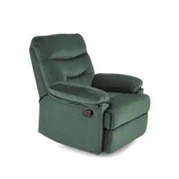 DRAGER – rozkładany fotel wypoczynkowy z tkaniny velvet