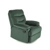 DRAGER – rozkładany fotel wypoczynkowy z tkaniny velvet