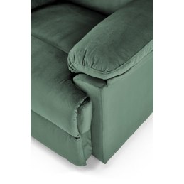 DRAGER – rozkładany fotel wypoczynkowy z tkaniny velvet