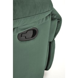 DRAGER – rozkładany fotel wypoczynkowy z tkaniny velvet