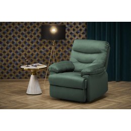 DRAGER – rozkładany fotel wypoczynkowy z tkaniny velvet