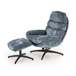 DARIO – fotel wypoczynkowy z podnóżkiem i kołyską