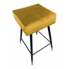 Hoker krzesło barowe Max podstawa czarna/złota MG15