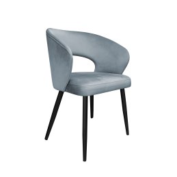 Krzesło Aura tkanina Welur noga metalowa