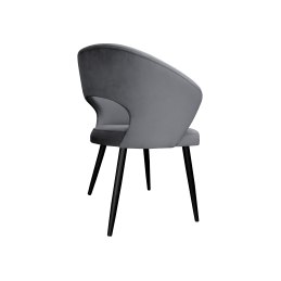 Krzesło Aura tkanina Welur noga metalowa