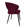 Krzesło Aura tkanina Welur noga metalowa
