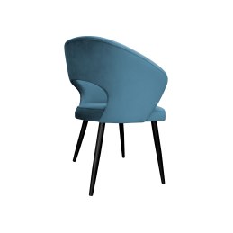 Krzesło Aura tkanina Welur noga metalowa