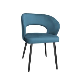 Krzesło Aura tkanina Welur noga metalowa