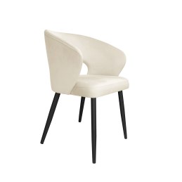 Krzesło Aura tkanina Welur noga metalowa