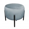 Pufa OLA LOFT BL06 – ławka i podnóżek metalowy loft