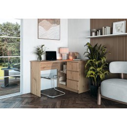 Biurko BEGA – funkcjonalne biurko do pracy 124 cm