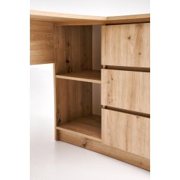 Biurko BEGA – funkcjonalne biurko do pracy 124 cm