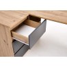 Biurko BEGA – funkcjonalne biurko do pracy 124 cm