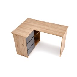 Biurko BEGA – funkcjonalne biurko do pracy 124 cm