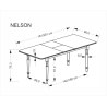 Stół rozkładany NELSON – nowoczesny i funkcjonalny