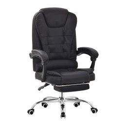 Fotel obrotowy President ergonomiczne krzesło biurowe z ekoskóry