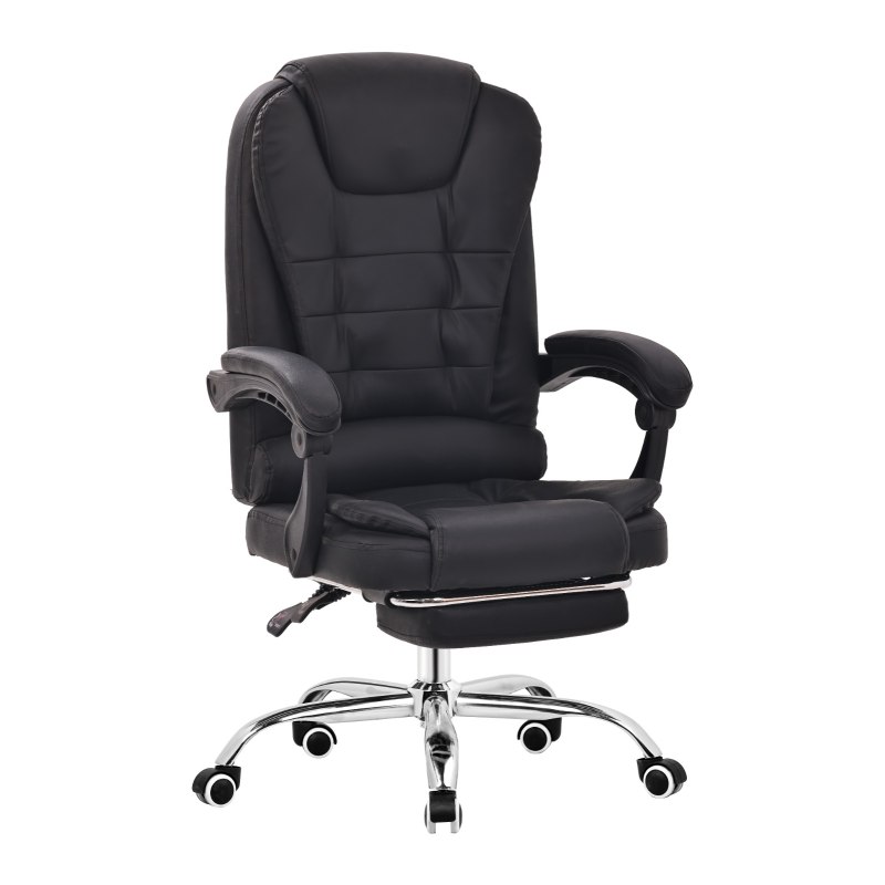 Fotel obrotowy President ergonomiczne krzesło biurowe z ekoskóry