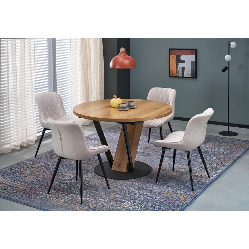 Stół FANIS – rozkładany stół okrągły lub prostokątny