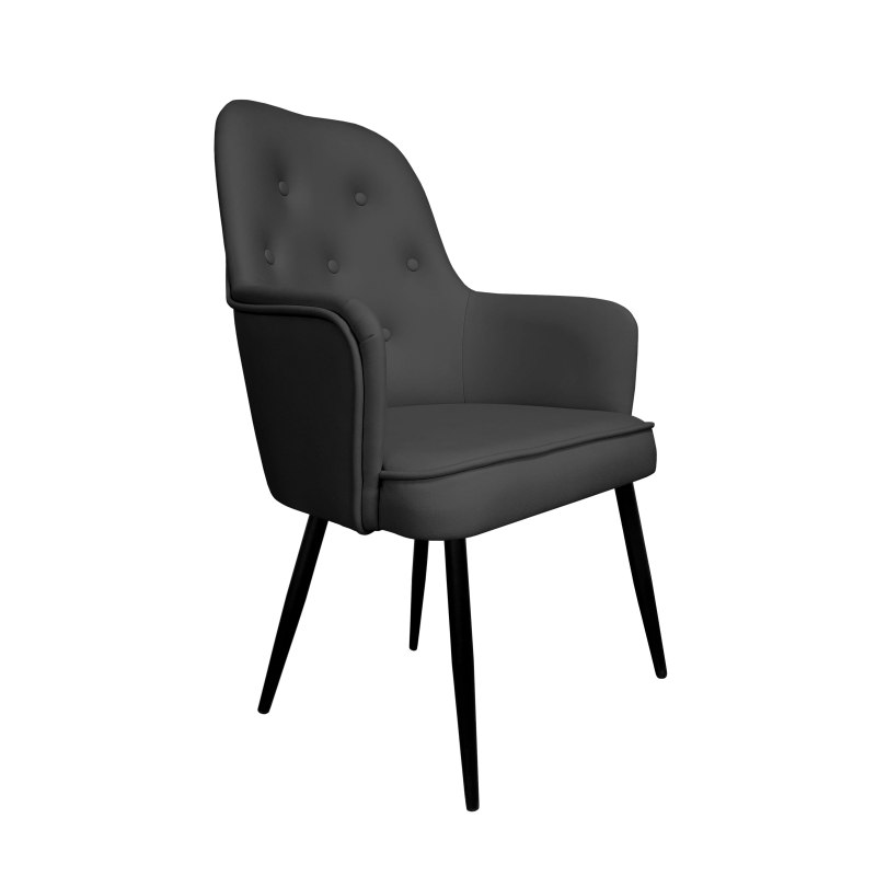 Krzesło SARA tkanina Vega noga metalowa