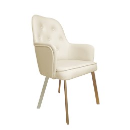 Krzesło SARA tkanina Vega noga metalowa