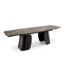 FORUM stół rozkładany, czarny marmur